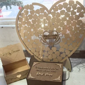 cuadro de firmas en MDF para 15 años