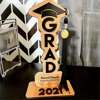 decoración graduación MDF